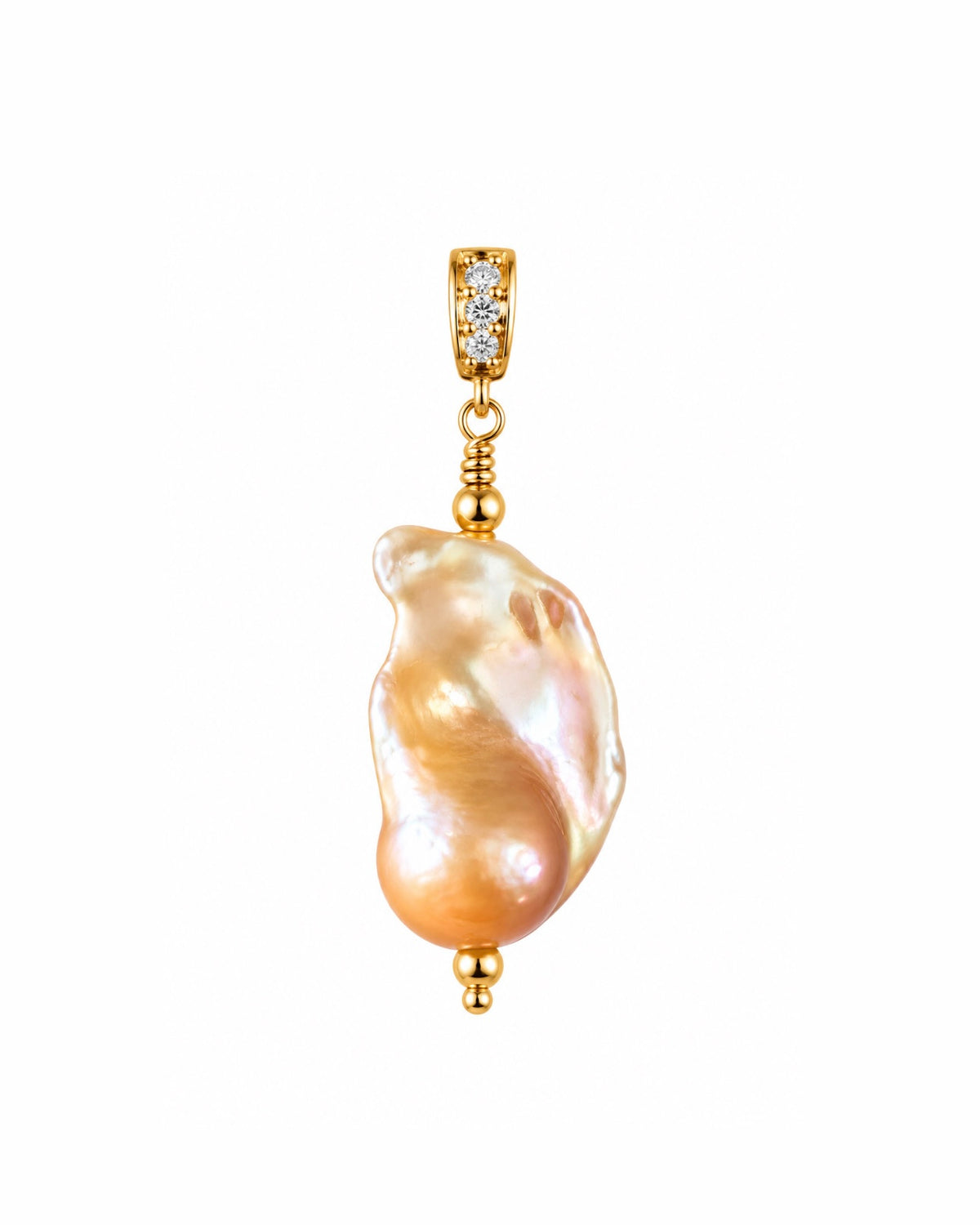 Peach Pearl Amulet