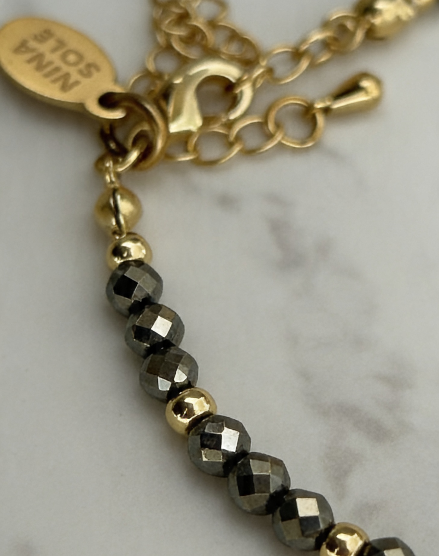 Pulsera Oro Solé - Pirita