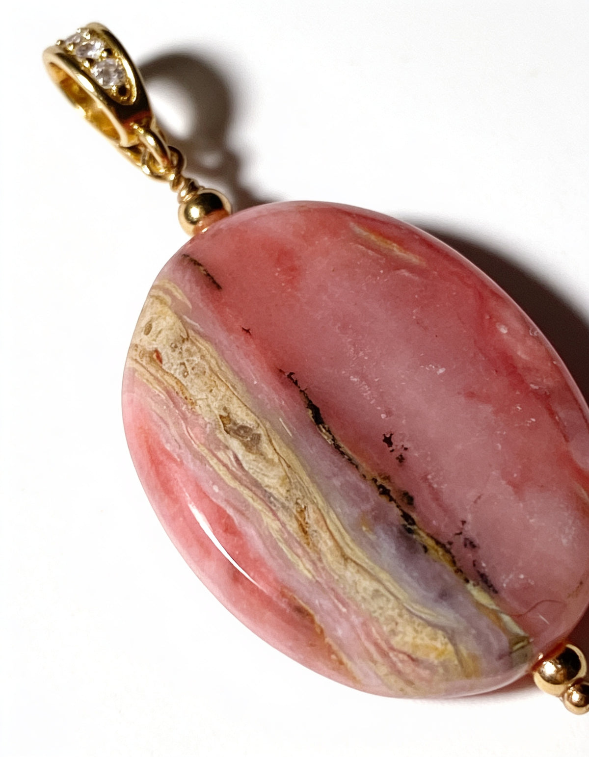 Peruvian Opal Charm