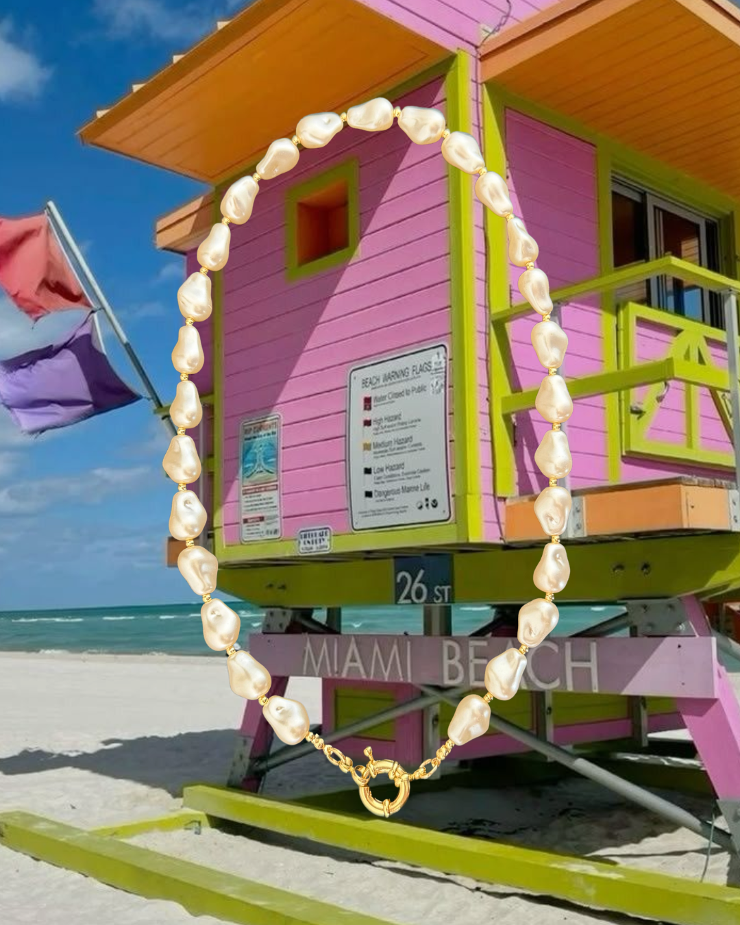 Miami Pearl Necklace