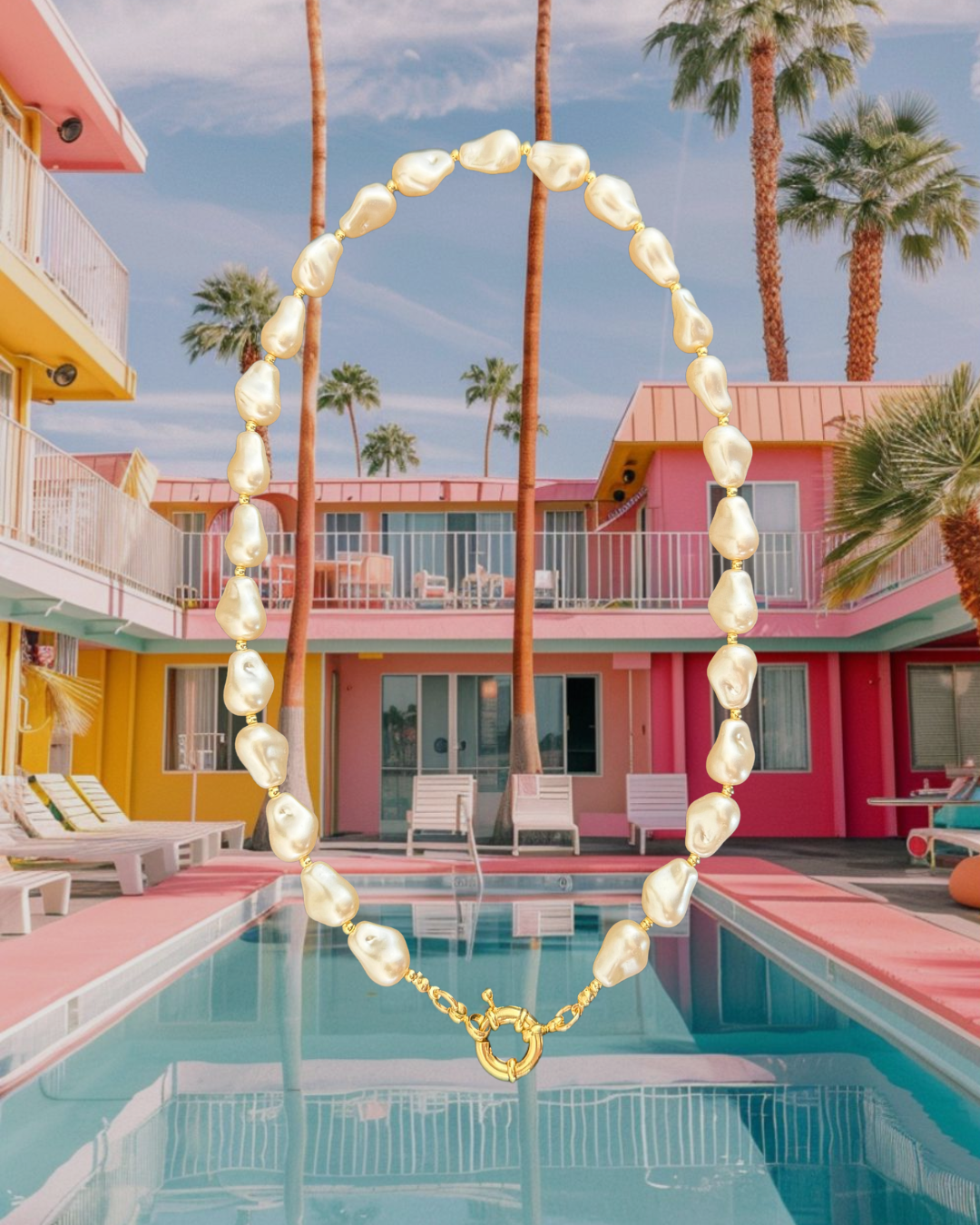 Miami Pearl Necklace