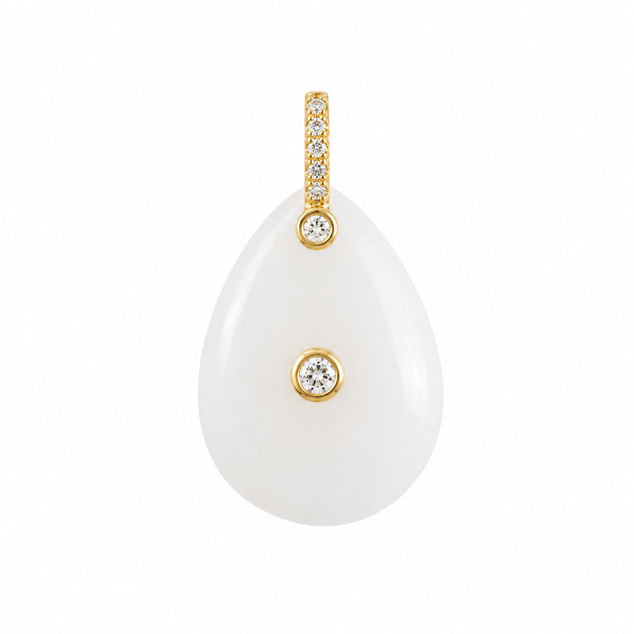 Luna Zirconia Charm