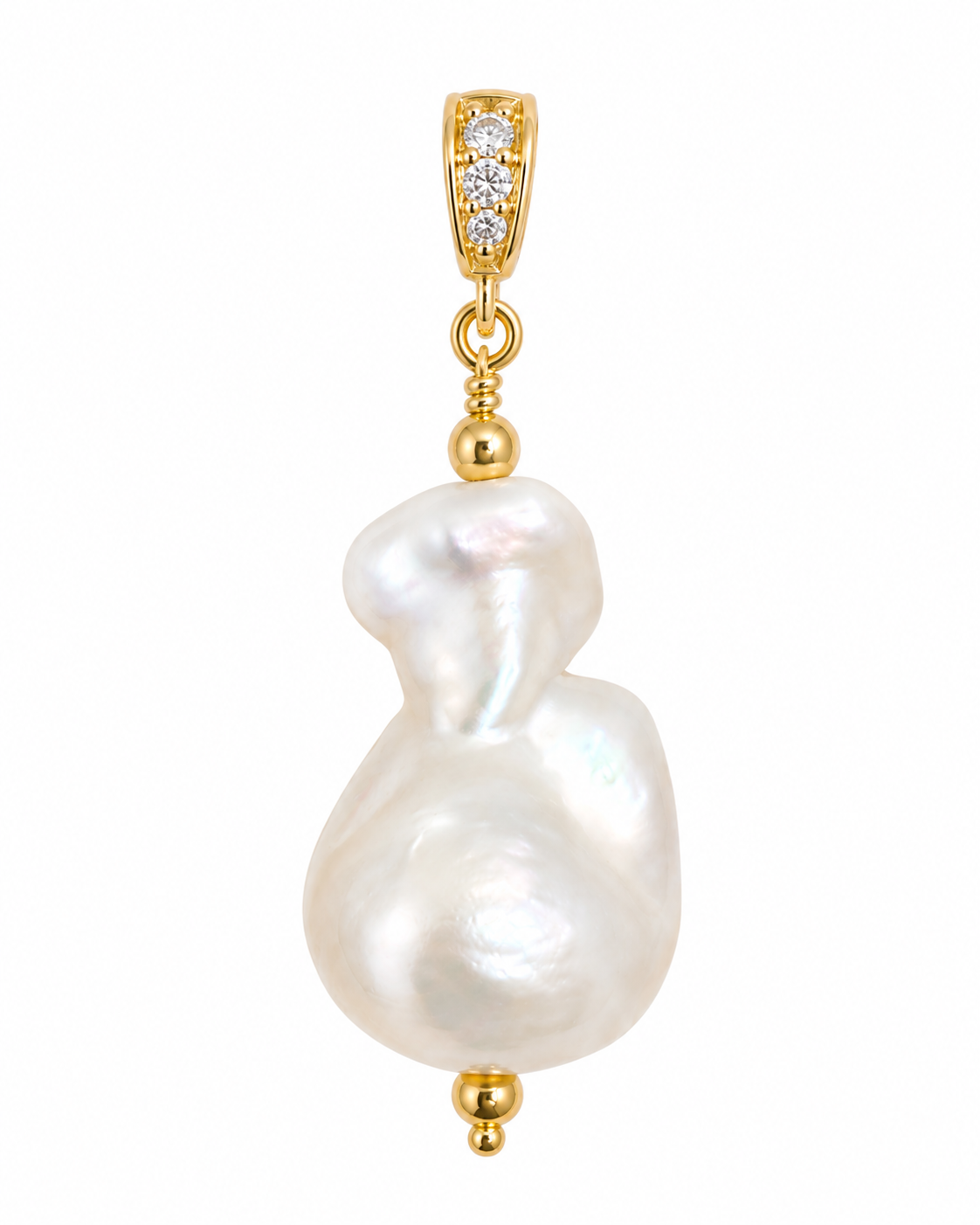 Baroque Pearl Charm