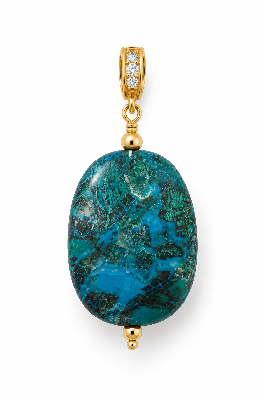 Pacha Chrysocolla Charm