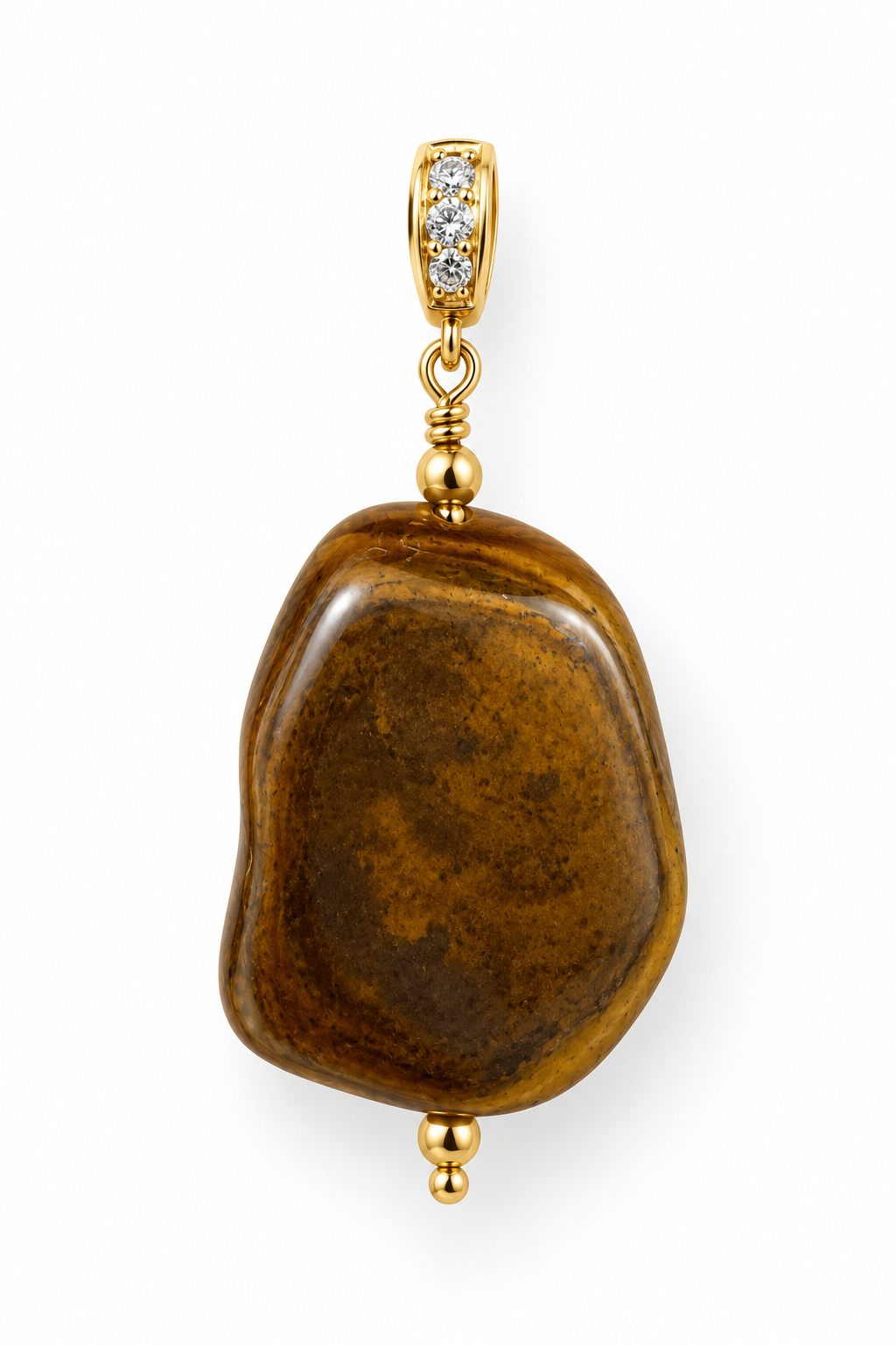 Solar Tiger Eye Charm