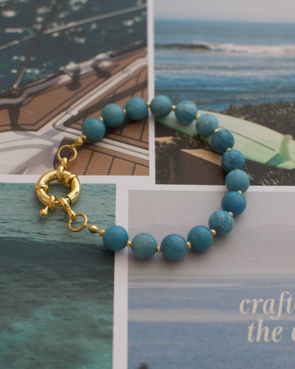 Pulsera Caribe - Larimar