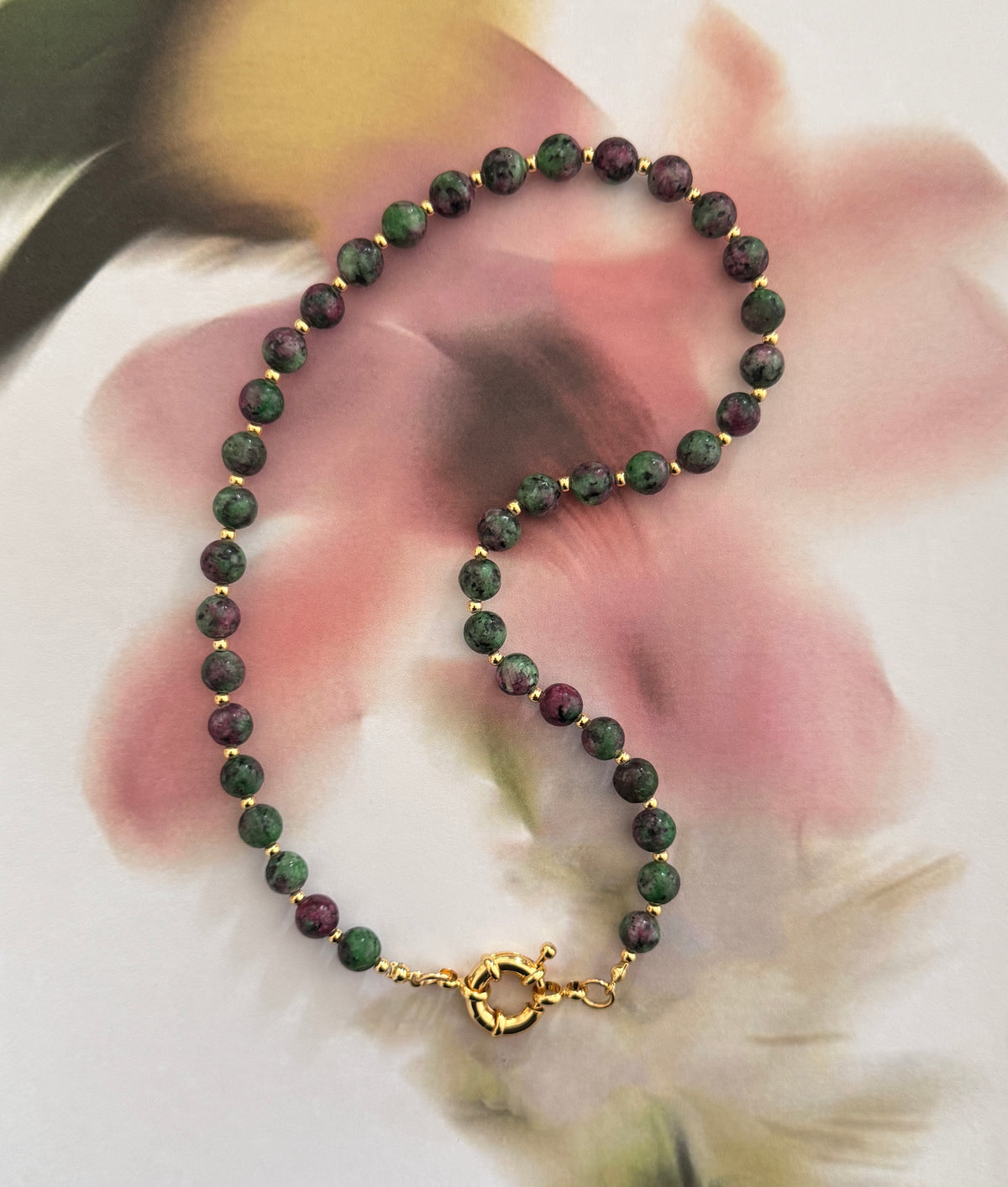 Ruby Emerald Necklace