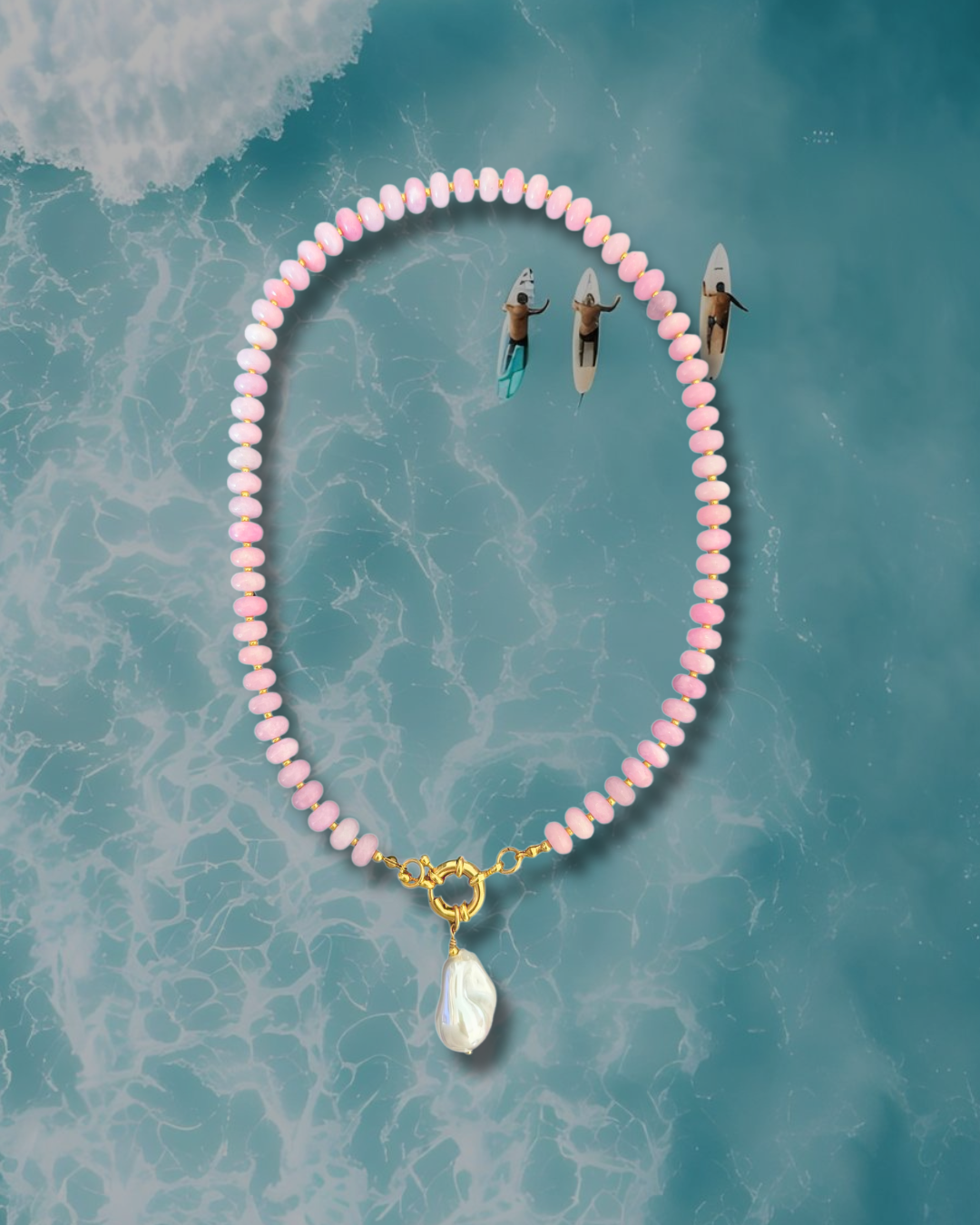 Pink Coast Love Necklace
