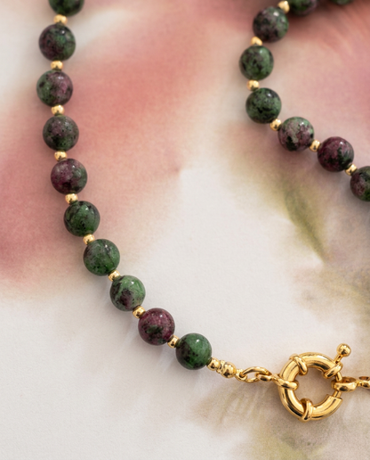 Ruby Emerald Necklace