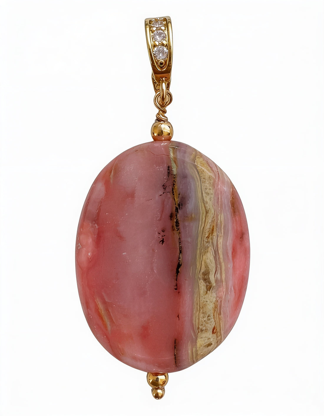 Peruvian Opal Charm