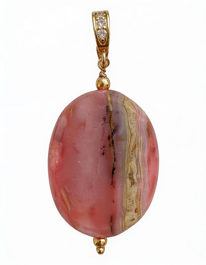 Peruvian Opal Charm